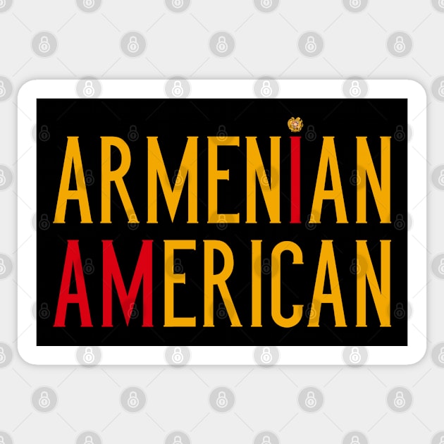 I Am Armenian American Sticker by Family Heritage Gifts